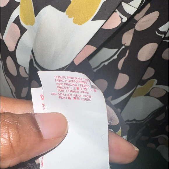 Marni Ballerina 100% Silk Blouse size 40 - Flawed/ Black - Picture 11 of 15